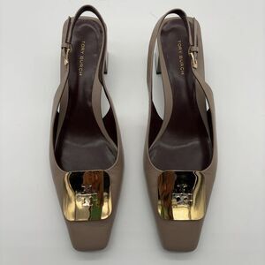 Tory Burch Tory Burch Georgia Leather Slingback Size 7.5